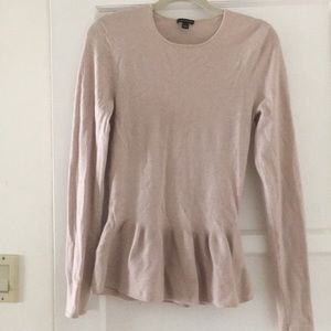 Ann Taylor Peplum sweater